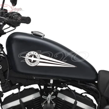 Наклейка на мотоцикл, наклейки на обтекатель, Наклейки на Топливный бак, Виниловая наклейка для Harley Sportster XL883N IRON  4