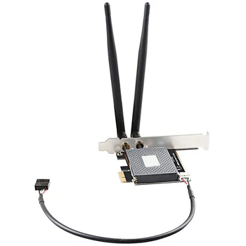 Настольный Wifi-адаптер MINI PCIE PCI-E X1 Беспроводной сетевой адаптер WiFi Конвертер Поддержка карты Bluetooth для ПК  2