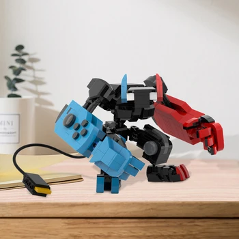 Новая игровая консоль Transform Mecha Персонаж аниме-робота, строительные блоки, строительная игрушка для детей, подарки на День рождения  5