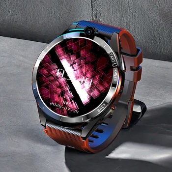 Новые 4G Чистые Круглые Смарт-часы Для Мужчин 6 ГБ + 128 ГБ Android 11 1,6 