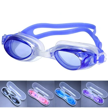 Новые прозрачные плавательные очки высокой четкости, профессиональная удобная посадка, герметичные плавательные очки унисекс, заводская розетка  4