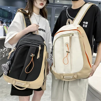 Новые школьные сумки для девочек, студенческие сумки со множеством карманов, водонепроницаемый школьный рюкзак для мальчиков-подростков, высококачественный кампусный рюкзак  5