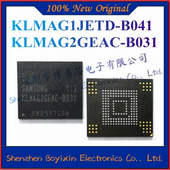 НОВЫЙ KLMAG1JETD-B041, KLMAG2GEAC-B031, оригинальный и аутентичный чип жесткого диска для хранения данных мобильного телефона EMMC 16G. Упаковка BGA-153  3