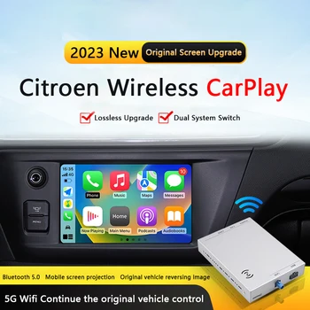 Новый WiFi Беспроводной Apple Carplay Android Auto Для Peugeot и Citroen SMEG и MRN NAC 208 308 508 3008 и C4 DS3 DS5 Поддержка Камеры Заднего Вида  3