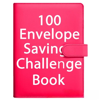 Новый блокнот для мероприятий Couple Challenge из 100 конвертов, бюджетный планировщик, книга для экономии денег, канцелярские принадлежности, школьные принадлежности  5
