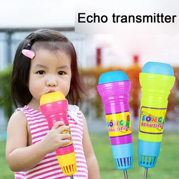 Новый звуковой микрофон Echo, игрушки Echo, Беспроводной микрофон, Игрушка для смены голоса, Обучающая песня для детской вечеринки, Музыкальные игрушки, подарок на день рождения для детей  3