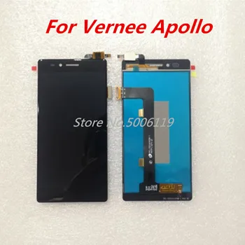 Новый оригинал для мобильного телефона Vernee Apollo 5,5-дюймовый ЖК-дисплей 4K 2560 * 1440 + сенсорный экран с цифровым преобразователем в сборе, сменное стекло  5