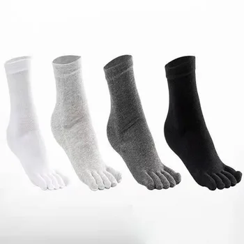 Носки Впитывающие Пот Незаметные Носки Защищают Лодыжку Дышащие Носки С Пятью Пальцами Носки Для Ног Мужские Носки С Раздельным Носком Носки Для лодыжек  4