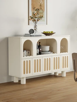 Обеденный шкаф в кремовом стиле, современный минимализм, для хранения, винный, настенный для домашней гостиной  10