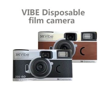Одноразовая пленочная камера VIBE 200 135 цветная негативная пленка ISO200 Со вспышкой 36EXP пленка  4