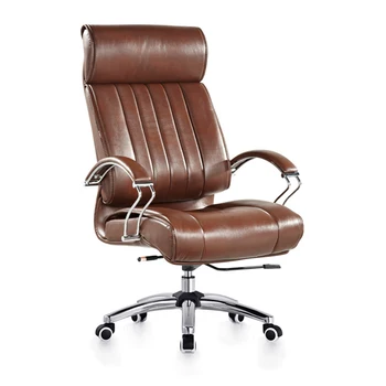 офисное кожаное кресло из прочного полимера, кресло для руководителя, сетчатый вращающийся рабочий стол  5