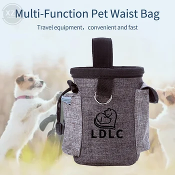 Переносная сумка для перекусов для дрессировки собак на открытом воздухе, расходные материалы, Износостойкая многофункциональная поясная сумка для тренера для домашних животных большой емкости  5