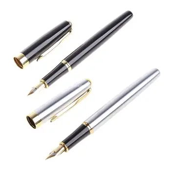 Перьевая ручка BAOER 388 из черного металла, прямая поставка  5