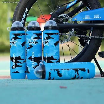 Пеший туризм 750 мл Велосипедное снаряжение Дорожный велосипед Без BPA Горный велосипед Велосипедные чайники Спортивная чашка Спортивная бутылка Велосипедная бутылка для воды  5