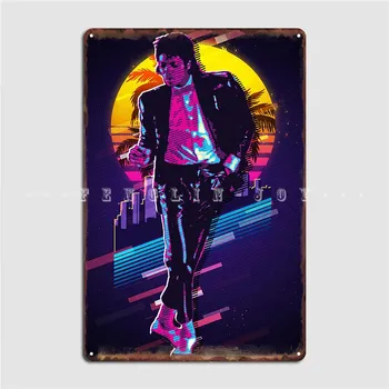 Плакат Майкла Джексона King Of Pop, металлическая табличка, паб, Гараж, Персонализированные кухонные таблички, кинотеатр, Жестяные вывески, плакаты  10