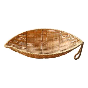 Плетеная корзина для хранения в деревенском стиле, Сервировочная корзина, держатель для закусок, картофеля  5
