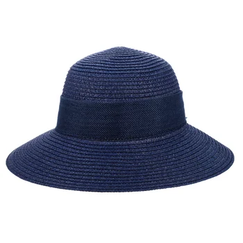 Пляжная шляпа для защиты от солнца с модным декором в виде банта, Летняя пляжная шляпа от солнца  5