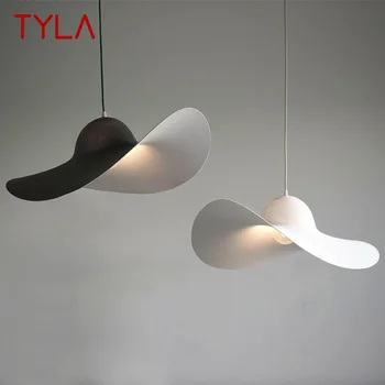 Подвесной светильник TYLA Nordic Art LED Креативный Подвесной светильник в соломенной шляпе для дома, гостиной, спальни, кабинета, Простой декор  4