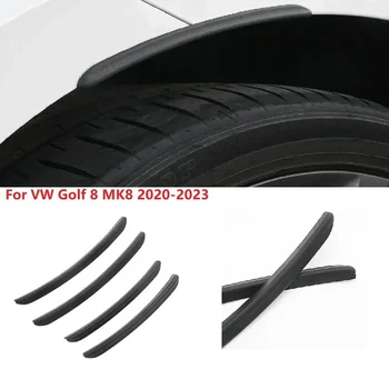 Подходит для VW Golf 8 MK8 2020-2023 4X Автомобильный бампер, крыло, брызговик, брызговики, аксессуары для бровей и губ  3