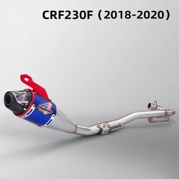 Полная Система Для Honda CRF230F 2018-2020 Escape Мотоциклетный Глушитель Выхлопной Трубы Из Нержавеющей Стали Передняя Труба Slip On  10