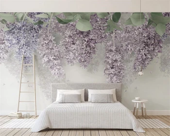 Пользовательские обои цветок 3D HD цветочный фон свадебной комнаты украшение стен гостиной спальни 3D обои  2