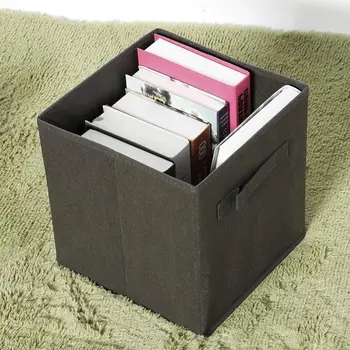 Популярный легкий нетканый Домашний Складной ящик для хранения мелочей, игрушек, книг, органайзер для хранения одежды, шкаф для хранения одежды в розницу  5