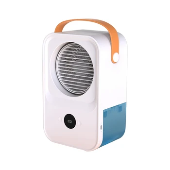 Портативный вентилятор воздушного охладителя USB Мини кондиционер Увлажнитель воздуха Электрический вентилятор с цифровым дисплеем для офиса и дома  4
