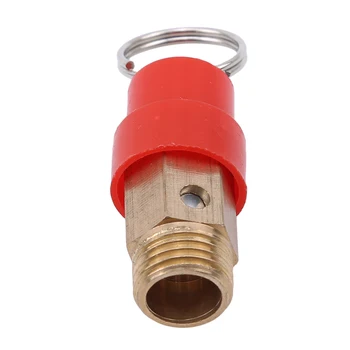 Предохранительный клапан воздушного компрессора G1 /4 Red Hat Вручную тянет предохранительный клапан на трубах /сосудах высокого давления диаметром 1,5 см  4