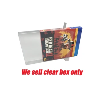 Прозрачный дисплей для PS4 Red Dead Redemption 2, игровая коробка, специальная пластиковая коробка для хранения коллекции, Защитная коробка для домашних животных  0