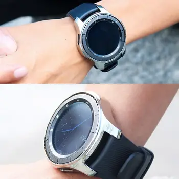 Противоударная рамка из ТПУ с электронным покрытием Samsung Galaxy Watch 42/46 мм  1