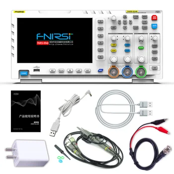 Профессиональный Цифровой осциллограф FNIRSI 1014D 2 В 1, 2-канальный Генератор входного сигнала, полоса пропускания 100 МГц, Частота дискретизации 1GSa/s  1