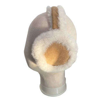 Пушистые и теплые складные плюшевые грелки для ушей для зимних мероприятий на свежем воздухе Согреют вас в холодную погоду для прямой доставки  5