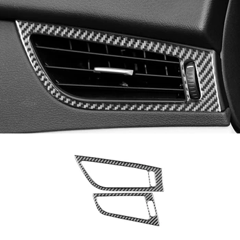 Рамка для выпуска воздуха из вентиляционного отверстия автомобиля, Панель, отделка, Декоративная наклейка, Запасные части для BMW Z4 E89 2009-2016 LHD из углеродного волокна  4