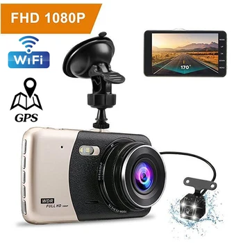 Регистратор Full HD 1080P WiFi Автомобильный Видеорегистратор Автомобильная Камера Привод Видеомагнитофон Черный Ящик Auto Dashcam Автомобильные Аксессуары GPS Регистратор  5