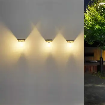 Ретро Солнечный датчик, вольфрамовая лампа, настенный светильник, наружный водонепроницаемый ландшафтный светильник IP65 для сада, двора, лестничная лампа с датчиком PIR  5