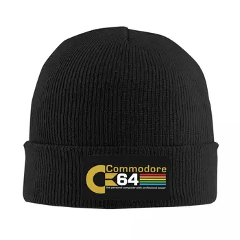 Ретро-шапка Commodore 64, вязаная шапка, мужская, женская, Хип-хоп, Унисекс, теплые Зимние тюбетейки, шапочки, кепки  5