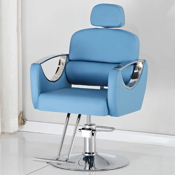 Роскошные Парикмахерские кресла для косметологов Салон Красоты Парикмахерская Туалетные Столики Парикмахерские кресла Удобная Мебель для парикмахерской Silla De Barberia  5