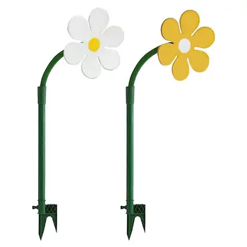 Садовый разбрызгиватель в форме цветка, сумасшедшие Вращающиеся разбрызгиватели для двора, вращающийся цветочный разбрызгиватель для полива, разноцветные маргаритки, полив газона.  5