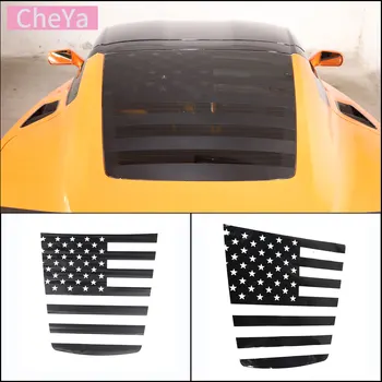 Самоклеящаяся Наклейка на Заднее Стекло Автомобиля для Chevrolet Corvette C7 Версии Hardtop 2014-2019 Модификация Экстерьера Accessorie  5