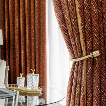 Скандинавские кортины для гостиной столовой спальни светлая роскошь в елочку современный минимализм затеняющие рыбные кортины с отделкой cortina  5