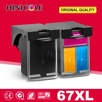 Совместимый чернильный картридж HINICOLE 67 XL для HP 67XL Envy 4140 4152 4155 4158 1225 2732 2752 1225 2774 6052 6055 Принтер  4