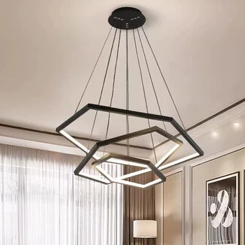 Современный домашний декор светодиодные светильники подвесные светильники для гостиной светодиодные люстры для столовой подвесной светильник освещение в помещении  5