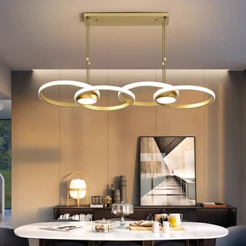 Современный домашний ужин Подвесные светильники для столовой внутреннее освещение Потолочный светильник подвесная люстра декоративное внутреннее освещение  4