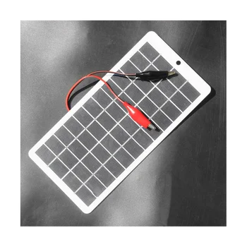 Солнечная панель мощностью 5 Вт 12 В, поликремниевые панели, наружное солнечное зарядное устройство, Портативная солнечная панель для зарядных устройств мобильных телефонов  5