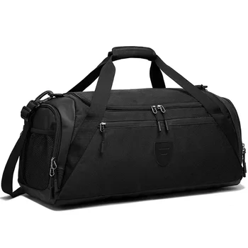 Спортивная сумка, мужская дорожная сумка большой емкости с отделением для обуви, карман для сухой и влажной уборки, спортивная сумка для тренировок, Танцевальный спортивный рюкзак для спортзала  5