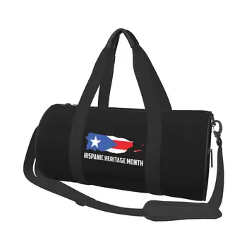 Спортивная сумка, подарочная спортивная сумка Month Puertorico с обувью, крутая модная мужская женская переносная сумка с рисунком, дорожная сумка для тренировок, фитнес-сумка  5