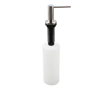 Стальной встроенный дозатор мыла Talea Stianless серебристого цвета для кухонной раковины, насос для столешницы с бутылкой F391  4