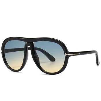 Старинные Модные Солнцезащитные Очки Женщины Мужчины 2023 Новые Ретро Дизайнерские Солнцезащитные Очки Shadow Oversize TF Glasses UV400 Oculos De Sol Feminino  5