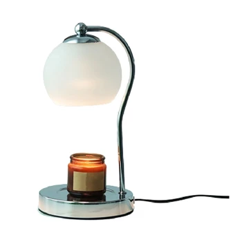 Стеклянная Лампа Для Подогрева Свечей С Таймером, Современная Грелка Для Расплавления Воска Для Ароматического Воска, Грелка Для Свечей В Баночках EU Plug Durable  5