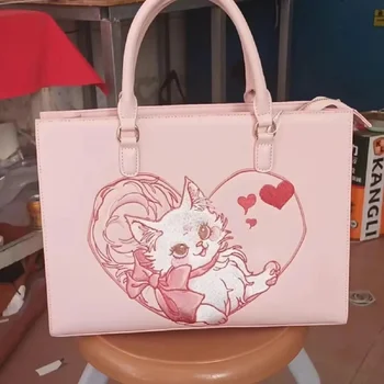 Сумка Disney cute Mary Cat, роскошная брендовая модная женская сумка, высококачественная многофункциональная женская сумка  10